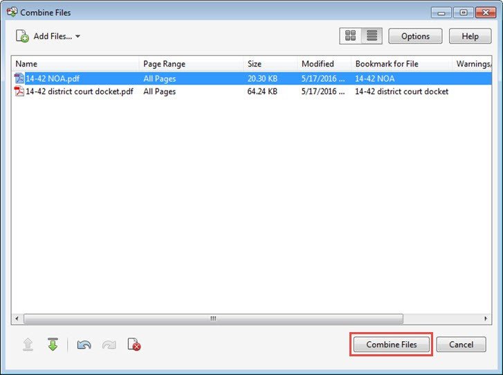 Combine All Files